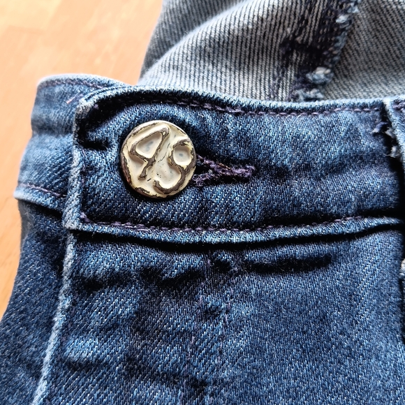 ag ADRIANO GOLDSCHMIED Angelina Petite Bootcut 49 button jeans, 27R - Picture 5 of 16